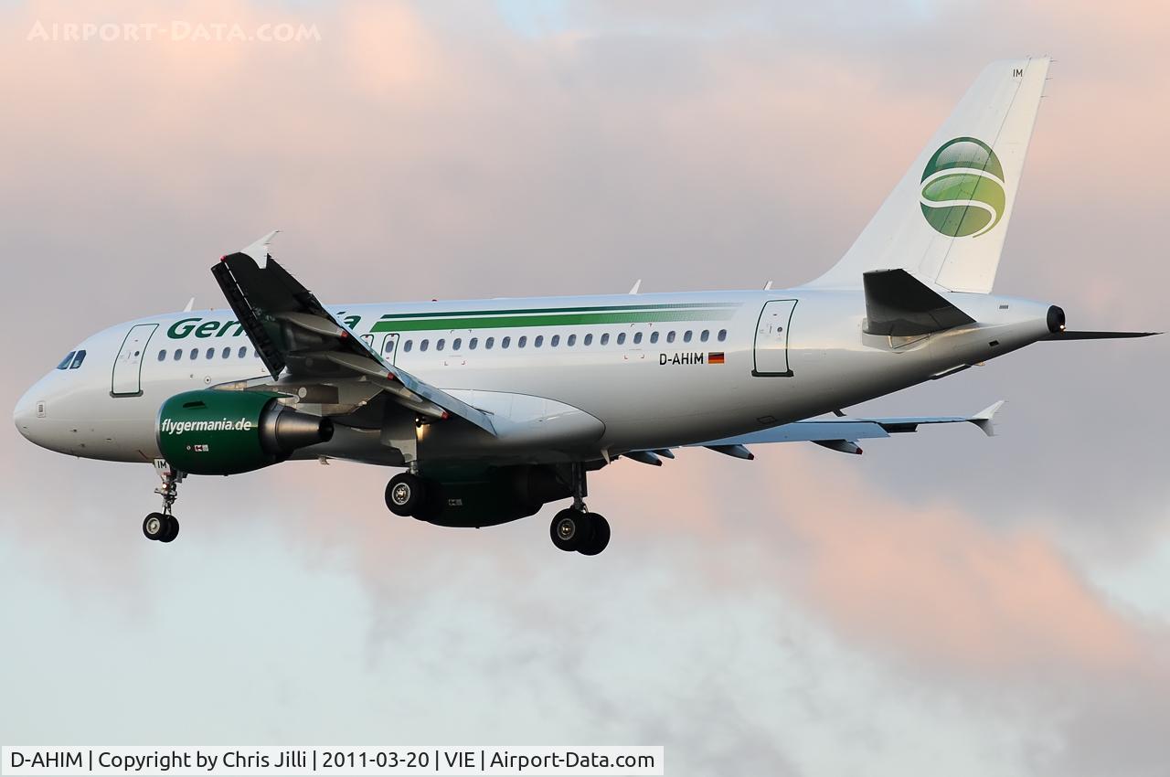 D-AHIM, 2009 Airbus A319-112 C/N 3818, Germania