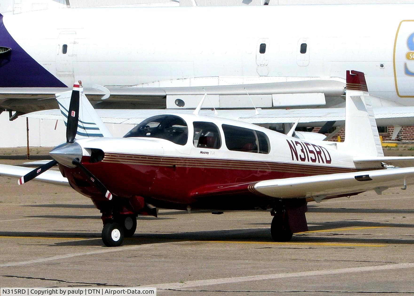 N315RD, 1996 Mooney M20M Bravo C/N 27-0216, At Downtown Shreveport.