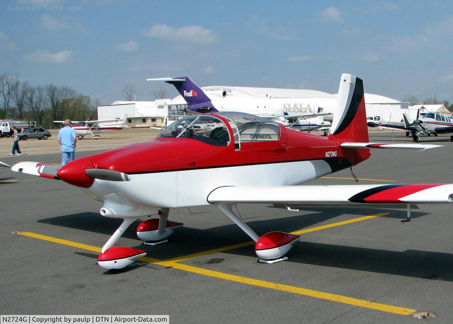 N2724G, Vans RV-9A C/N 91642, At Downtown Shreveport.