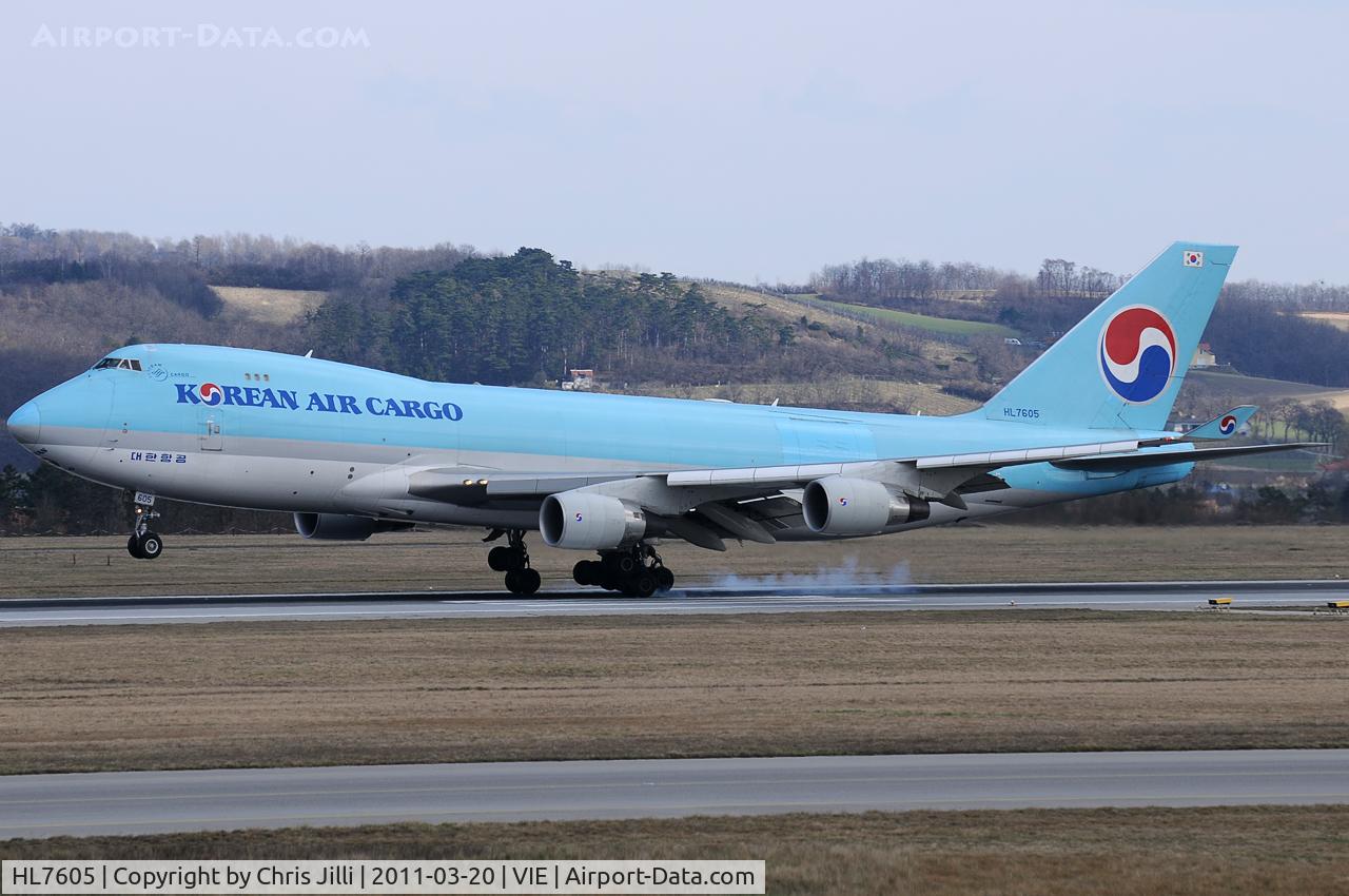 HL7605, 2006 Boeing 747-4B5ERF C/N 35526, Korean Air Cargo