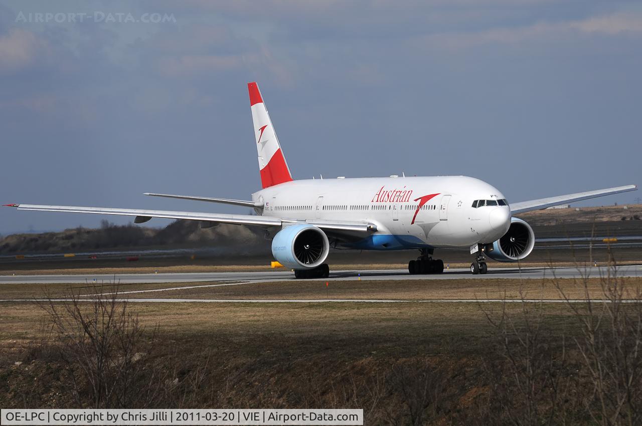 OE-LPC, 2002 Boeing 777-2Z9/ER C/N 29313, Austrian Airlines