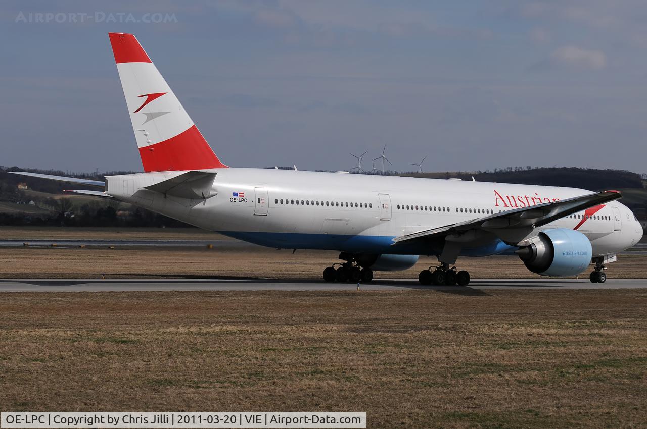 OE-LPC, 2002 Boeing 777-2Z9/ER C/N 29313, Austrian Airlines