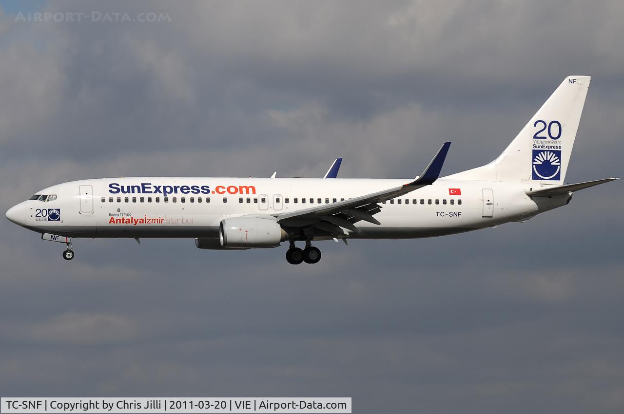 TC-SNF, 2008 Boeing 737-8HC C/N 36529, SunExpress