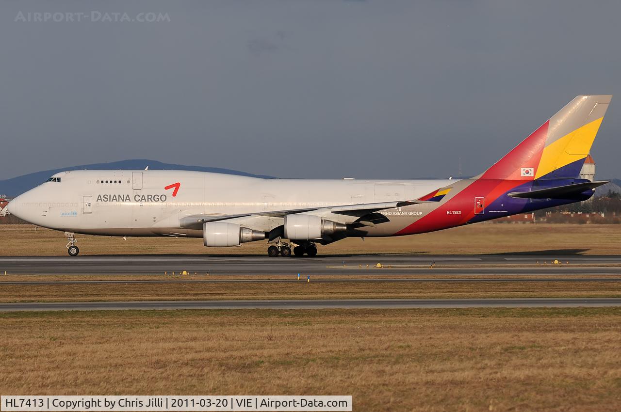 HL7413, 1991 Boeing 747-48ESF C/N 25405, Asiana Cargo
