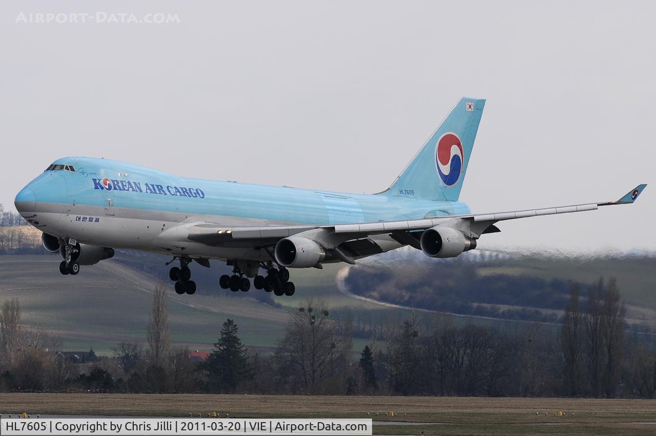 HL7605, 2006 Boeing 747-4B5ERF C/N 35526, Korean Air Cargo