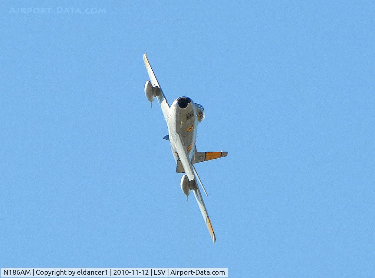 N186AM, 1952 North American F-86F Sabre C/N 191-708, Taken Nellis Air Force Base, Nevada.