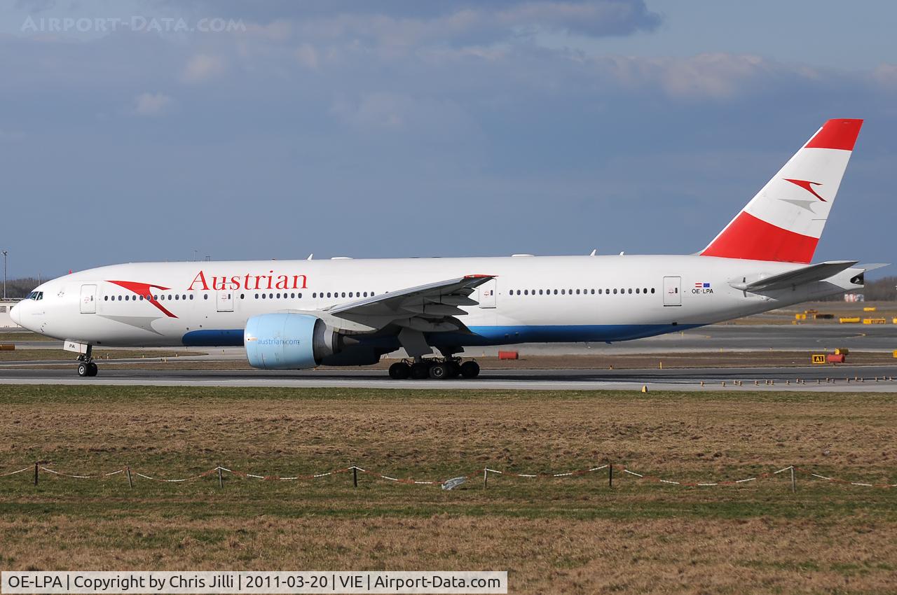 OE-LPA, 1997 Boeing 777-2Z9/ER C/N 28698, Austrian Airlines