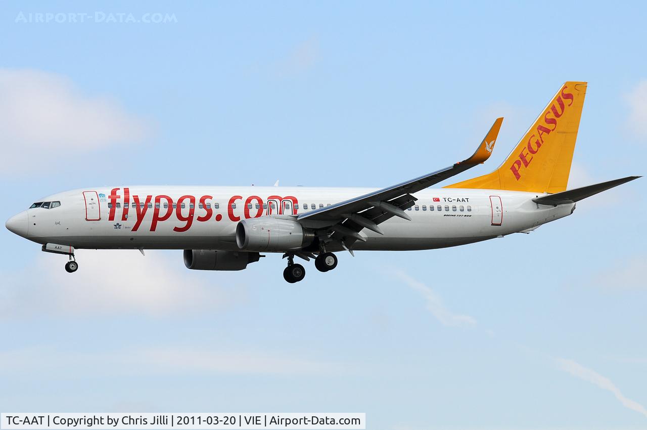 TC-AAT, 2010 Boeing 737-82R C/N 40872, Pegasus