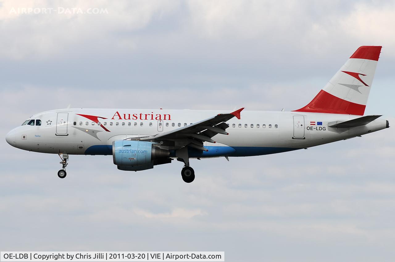 OE-LDB, 2004 Airbus A319-112 C/N 2174, Austrian Airlines