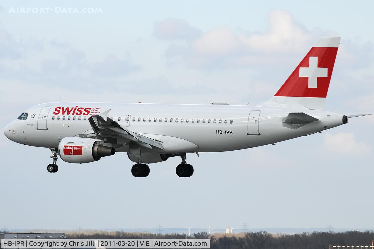 HB-IPR, 1999 Airbus A319-112 C/N 1018, Swiss
