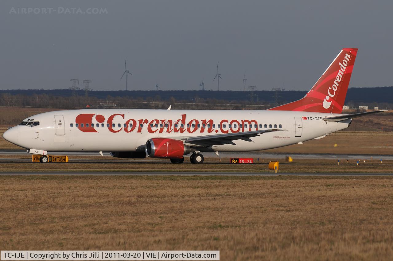 TC-TJE, 1992 Boeing 737-4Y0 C/N 26073, Corendon