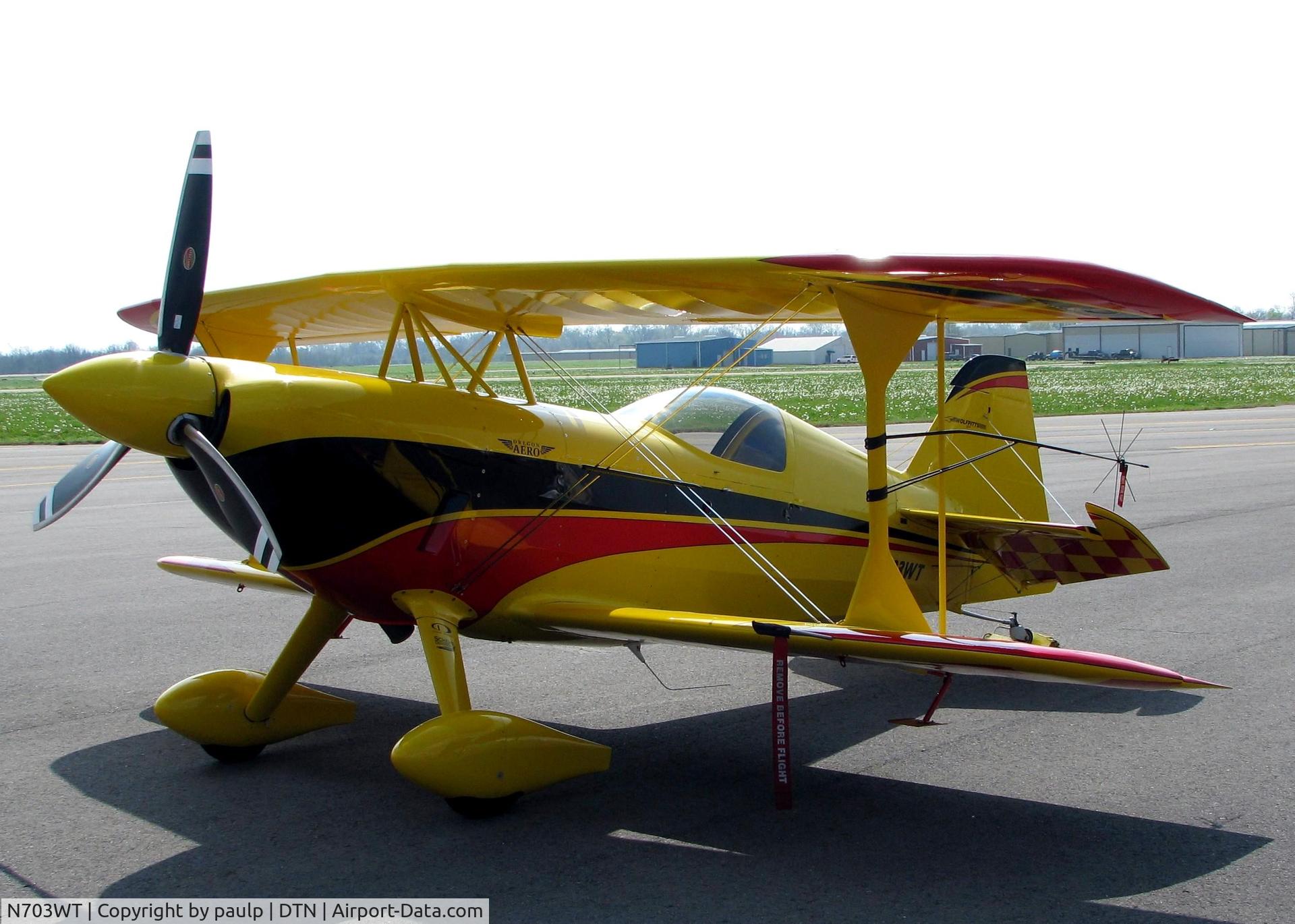 N703WT, 2008 Pitts S-1 Special C/N WPP-001, At Downtown Shreveport.