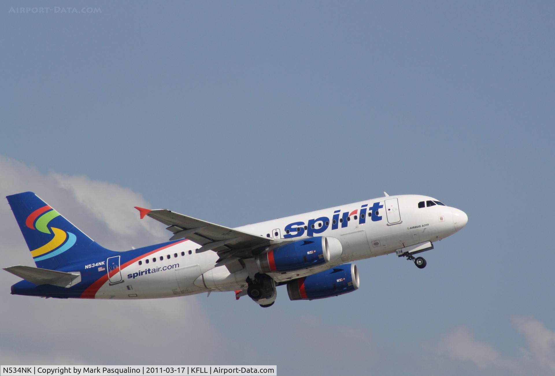 N534NK, 2008 Airbus A319-132 C/N 3395, Airbus A319