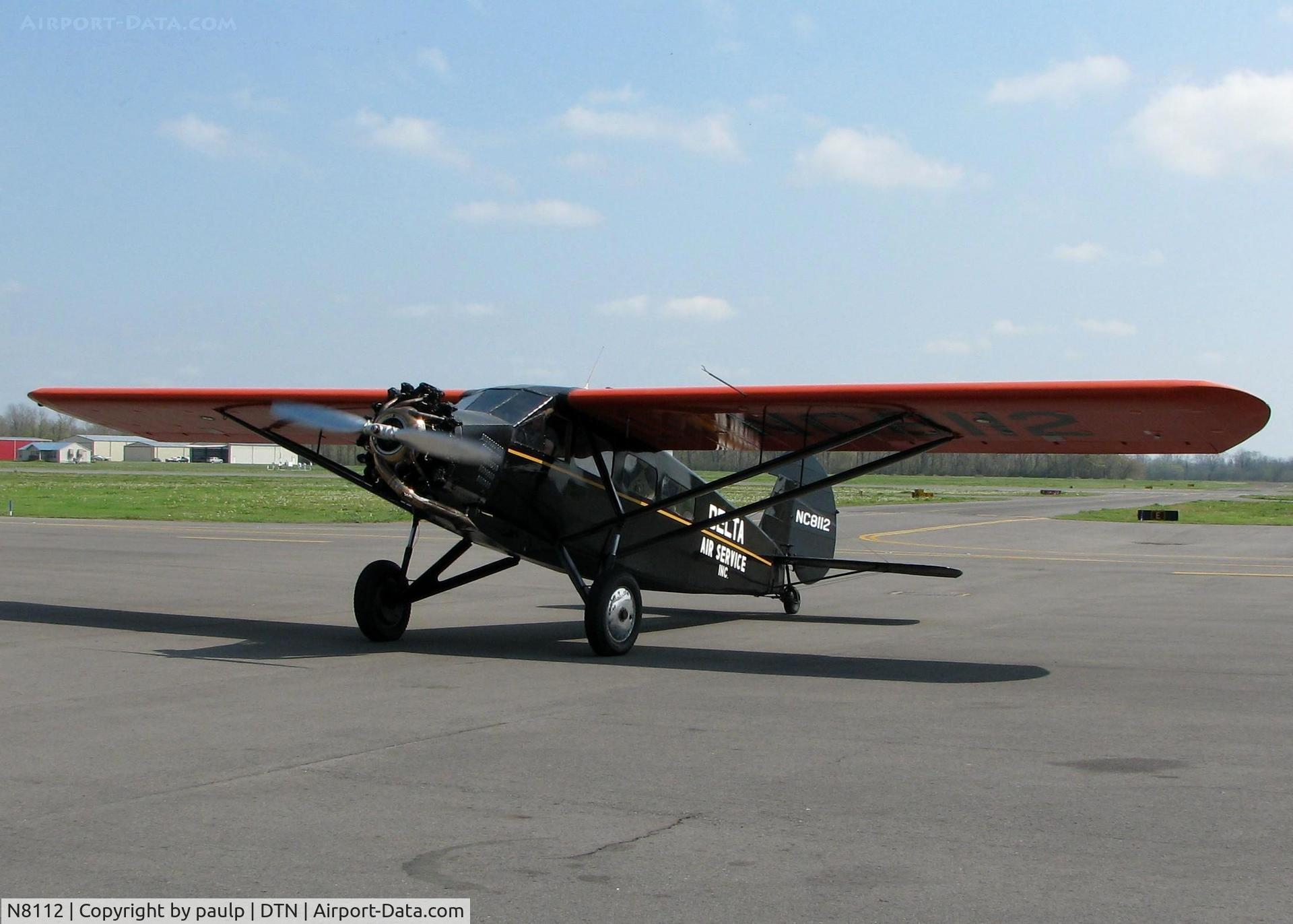 N8112, 1929 Travel Air 6-B C/N 884, At Downtown Shreveport. First time seeing this great old aircraft. I want a ride!