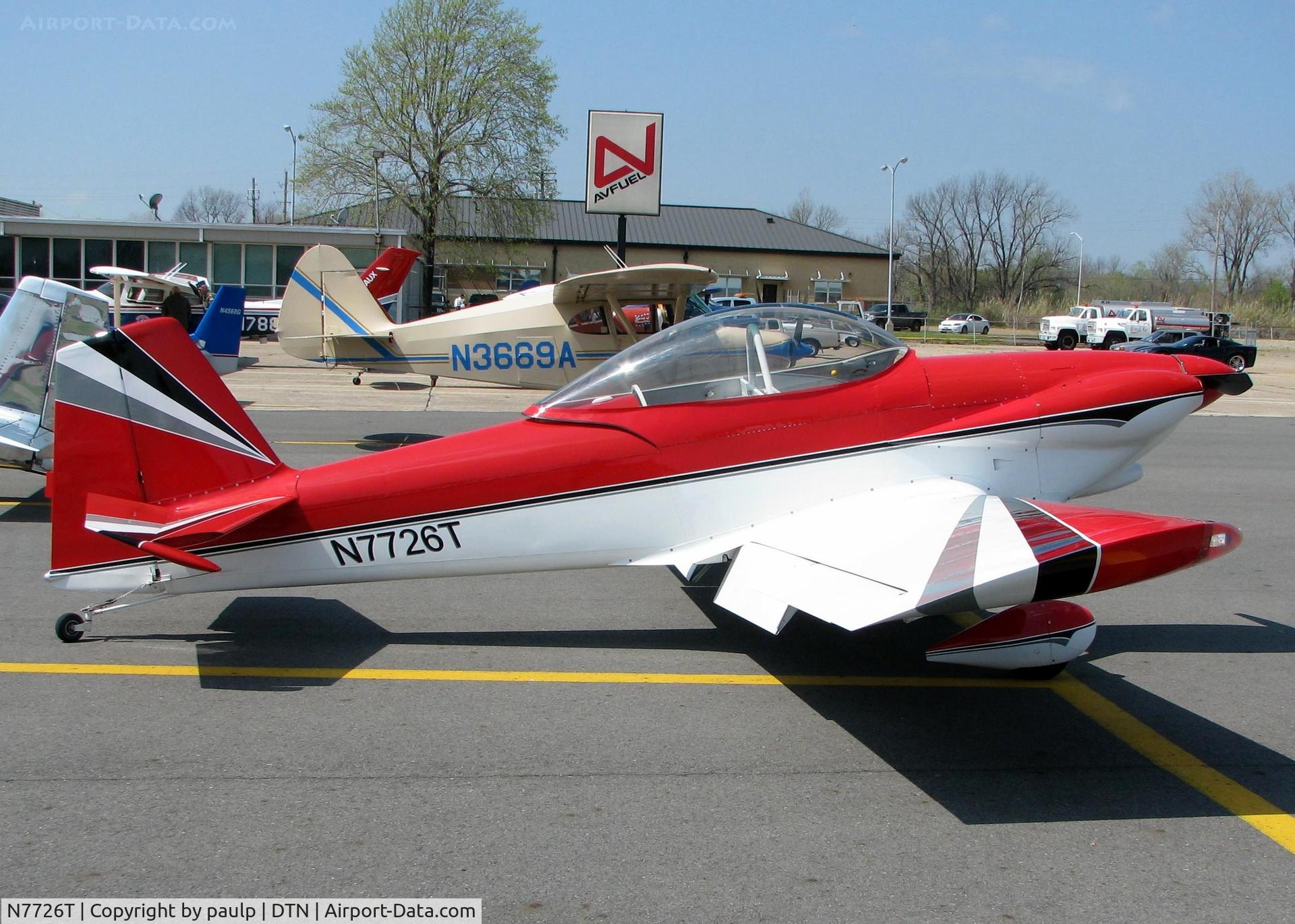 N7726T, Vans RV-4 C/N 4057, At Downtown Shreveport.