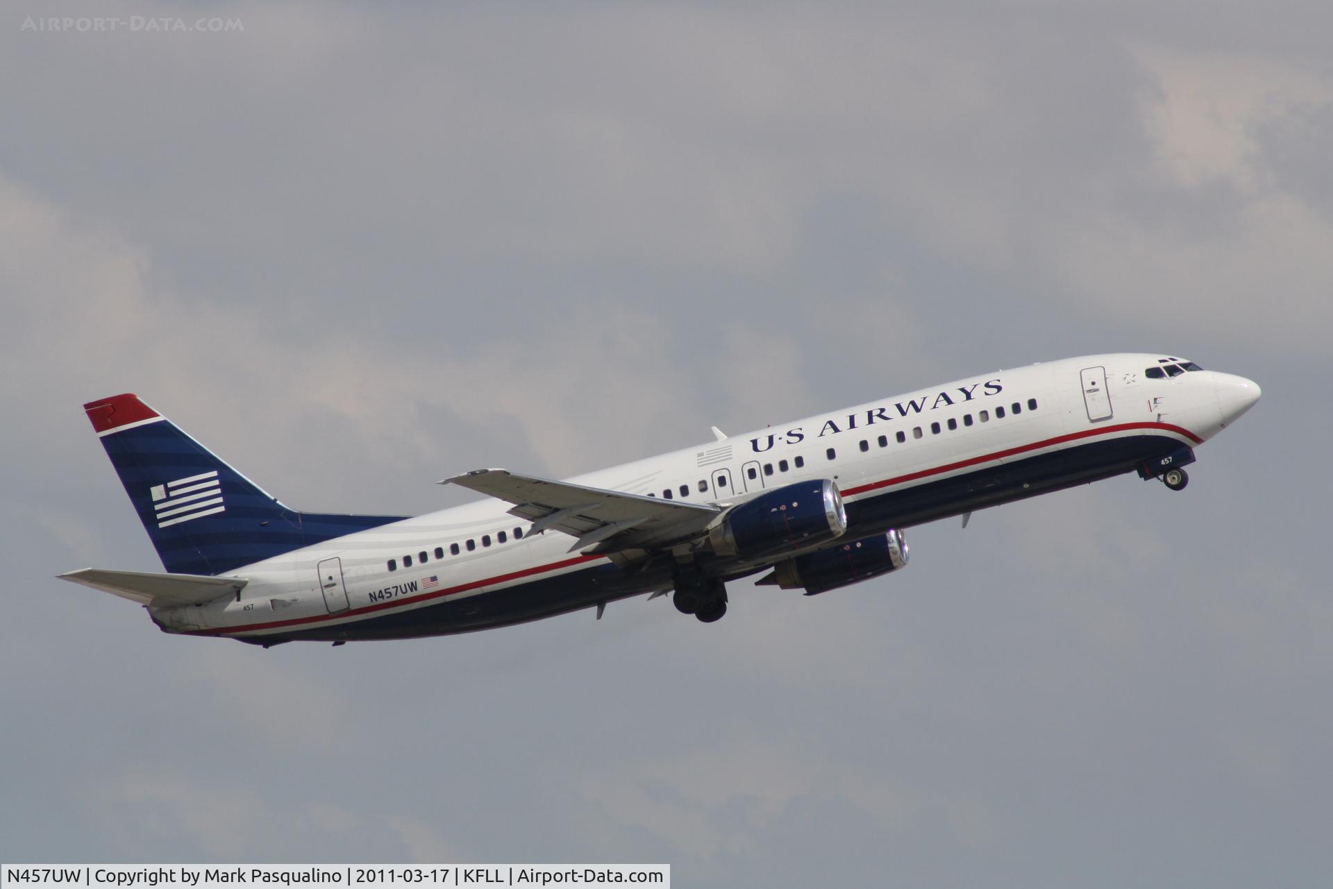 N457UW, 1991 Boeing 737-4B7 C/N 25021, Boeing 737-400