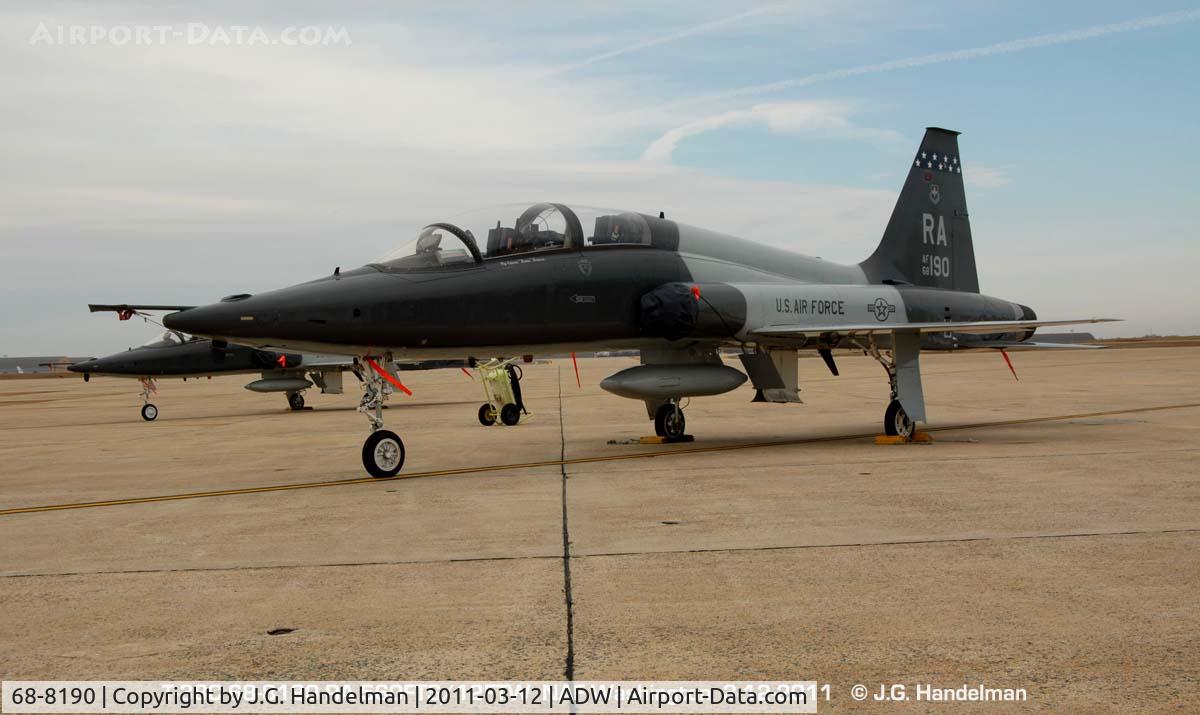 68-8190, 1968 Northrop T-38A-75-NO Talon C/N T.6195, at NAF Washington