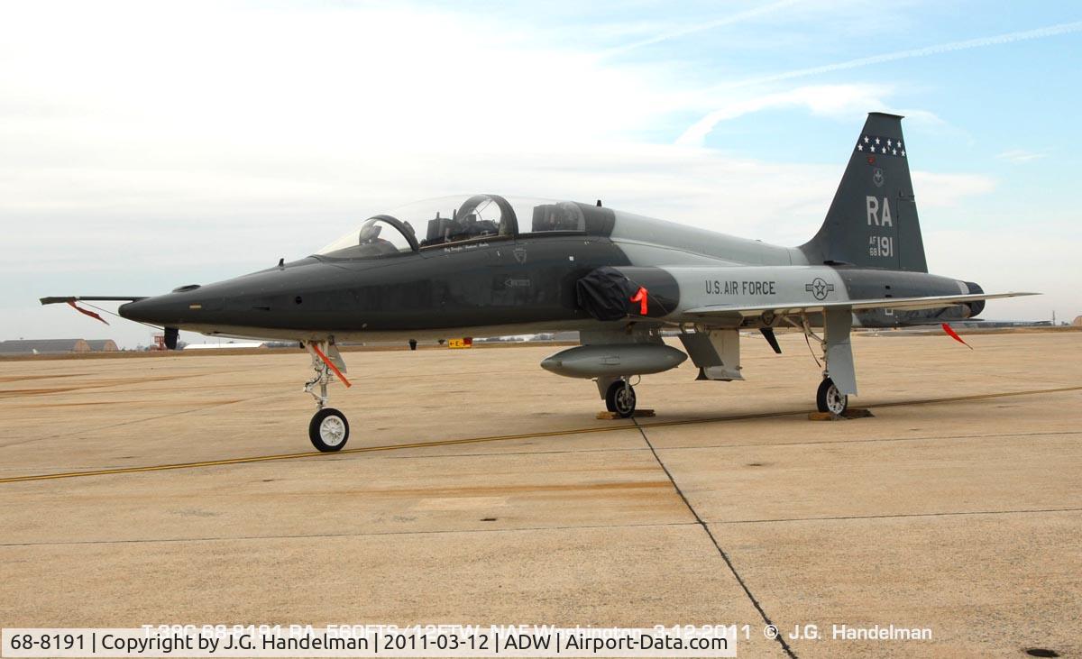68-8191, 1968 Northrop T-38C Talon C/N T.6196, at NAF Washington