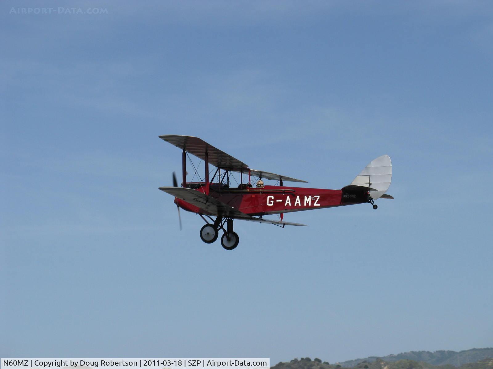 N60MZ, 1930 De Havilland DH-60G Gypsy Moth C/N 1293, 1930 DeHavilland DH.60G GIPSY MOTH, DeHavilland GIPSY II 4 cylinder inverted in-line air-cooled 120 Hp, takeoff climb Rwy 22