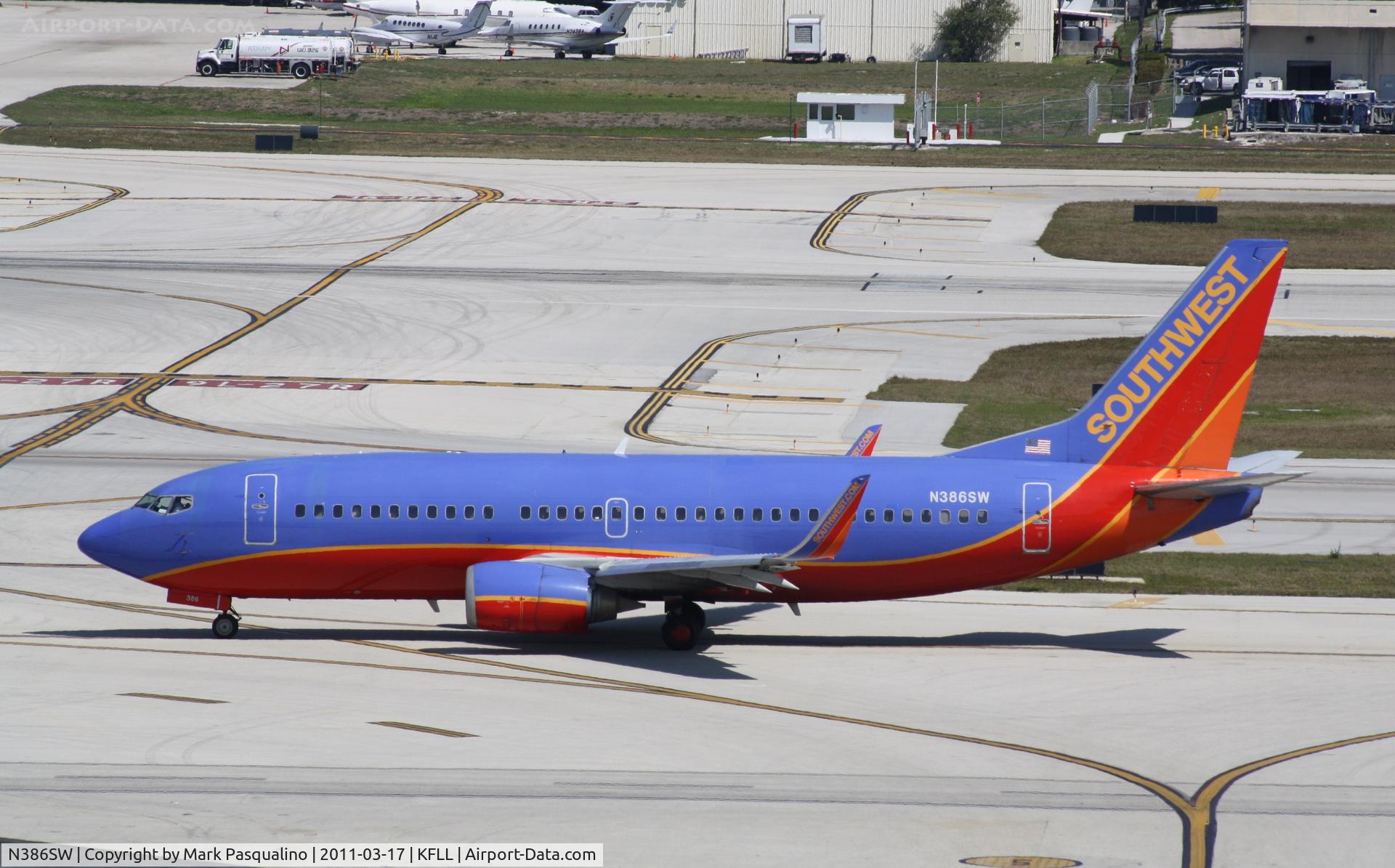 N386SW, 1994 Boeing 737-3H4 C/N 26601, Boeing 737-300