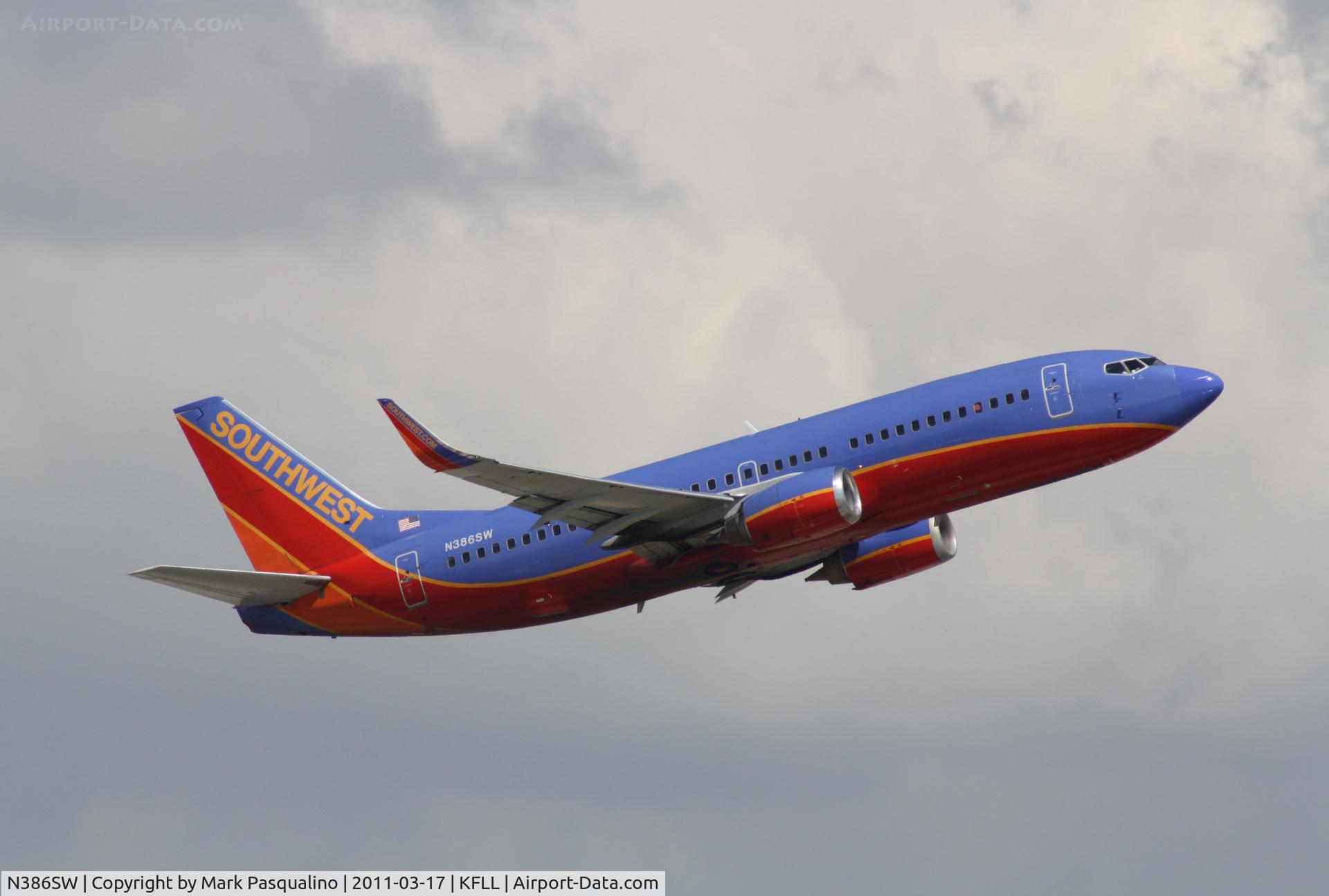 N386SW, 1994 Boeing 737-3H4 C/N 26601, Boeing 737-300
