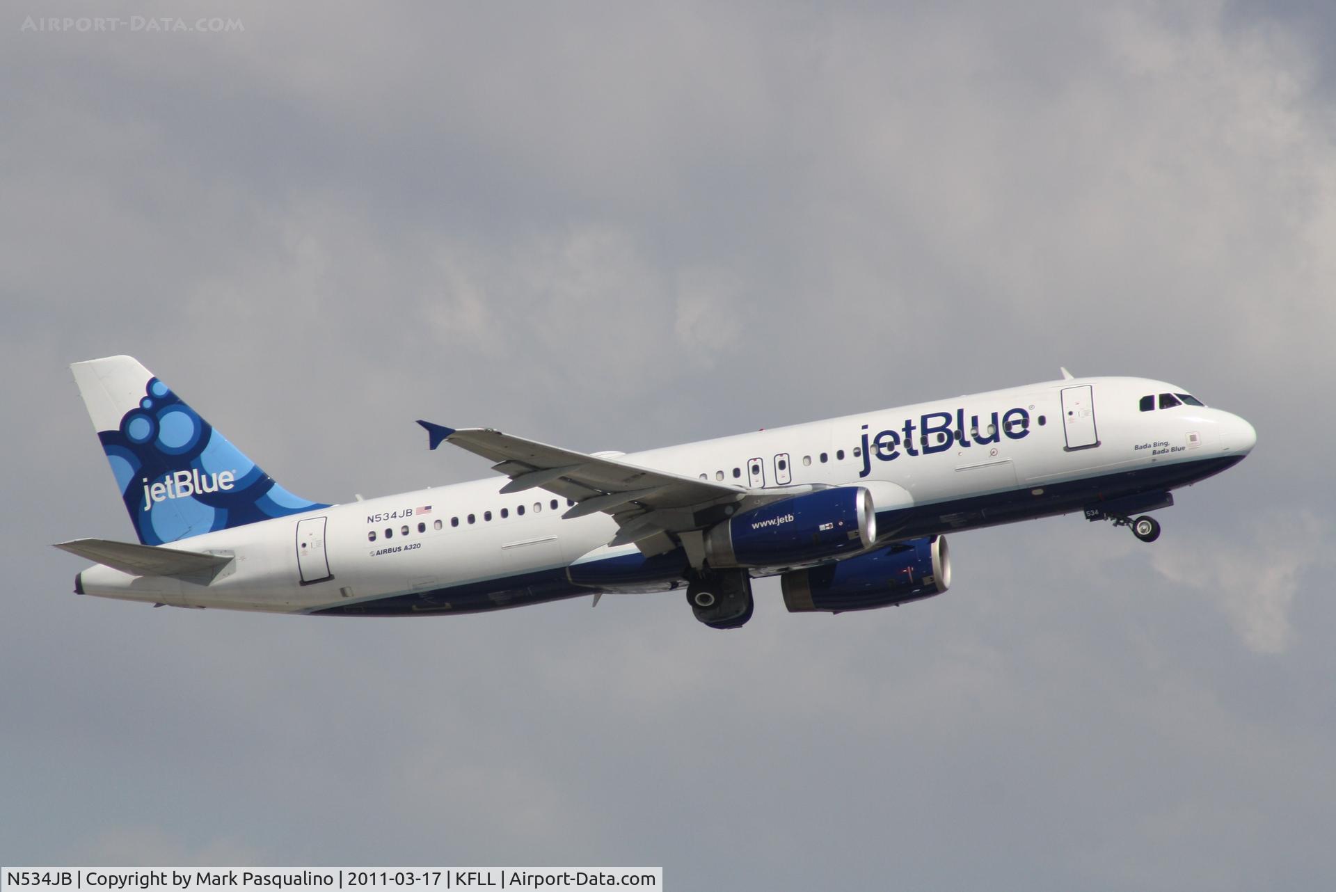 N534JB, 2002 Airbus A320-232 C/N 1705, Airbus A320