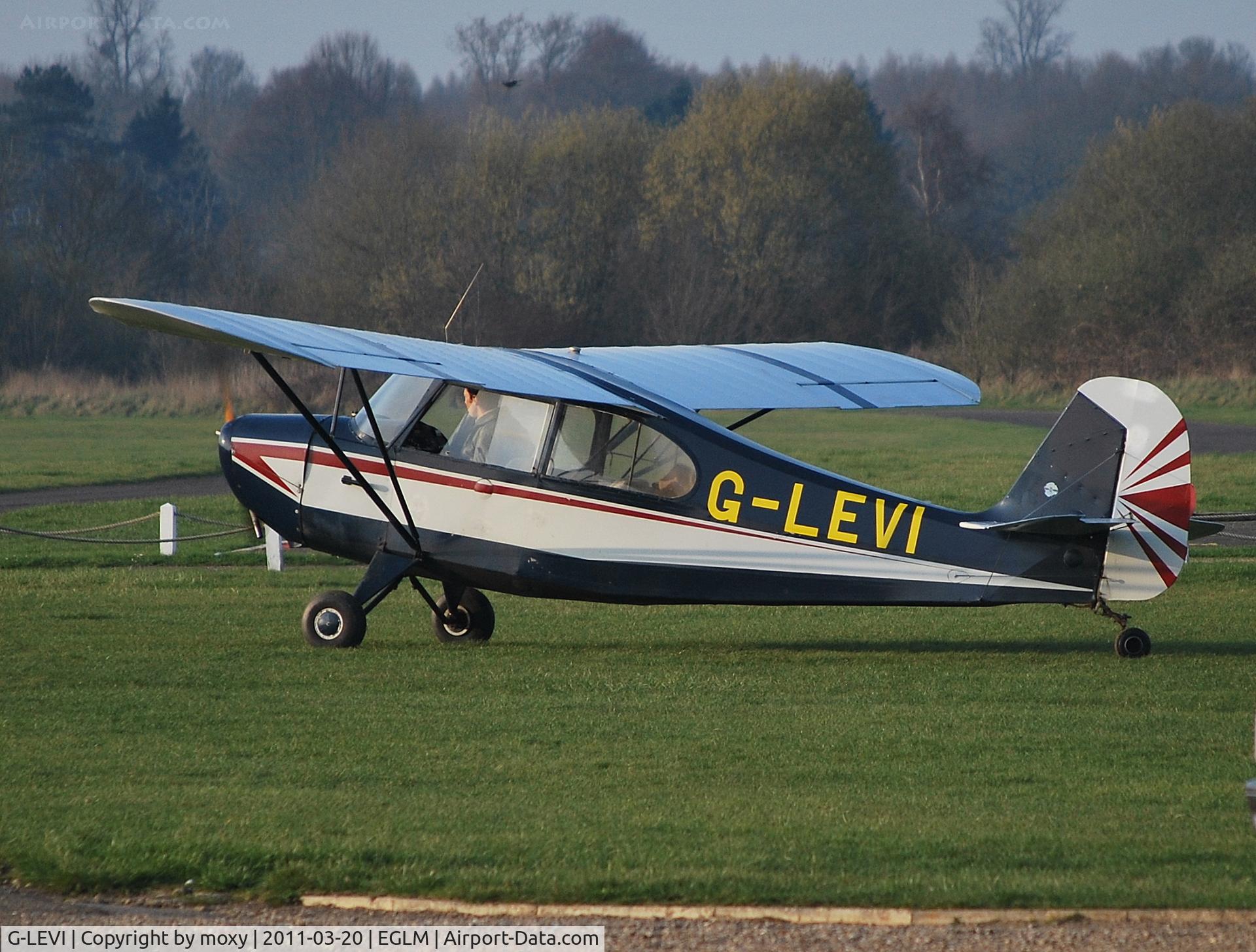 G-LEVI, 1946 Aeronca 7AC Champion C/N 7AC-4001, Aeronca 7AC based at White Waltham. Ex N85266