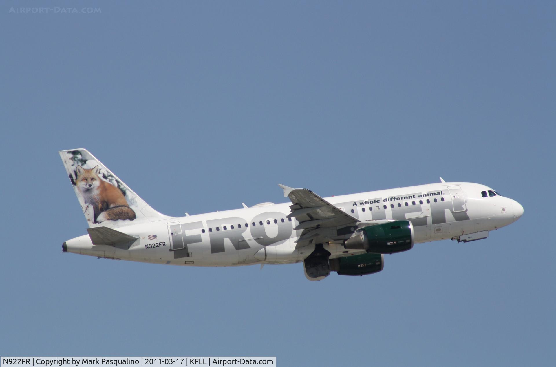 N922FR, 2003 Airbus A319-111 C/N 2012, Airbus A319
