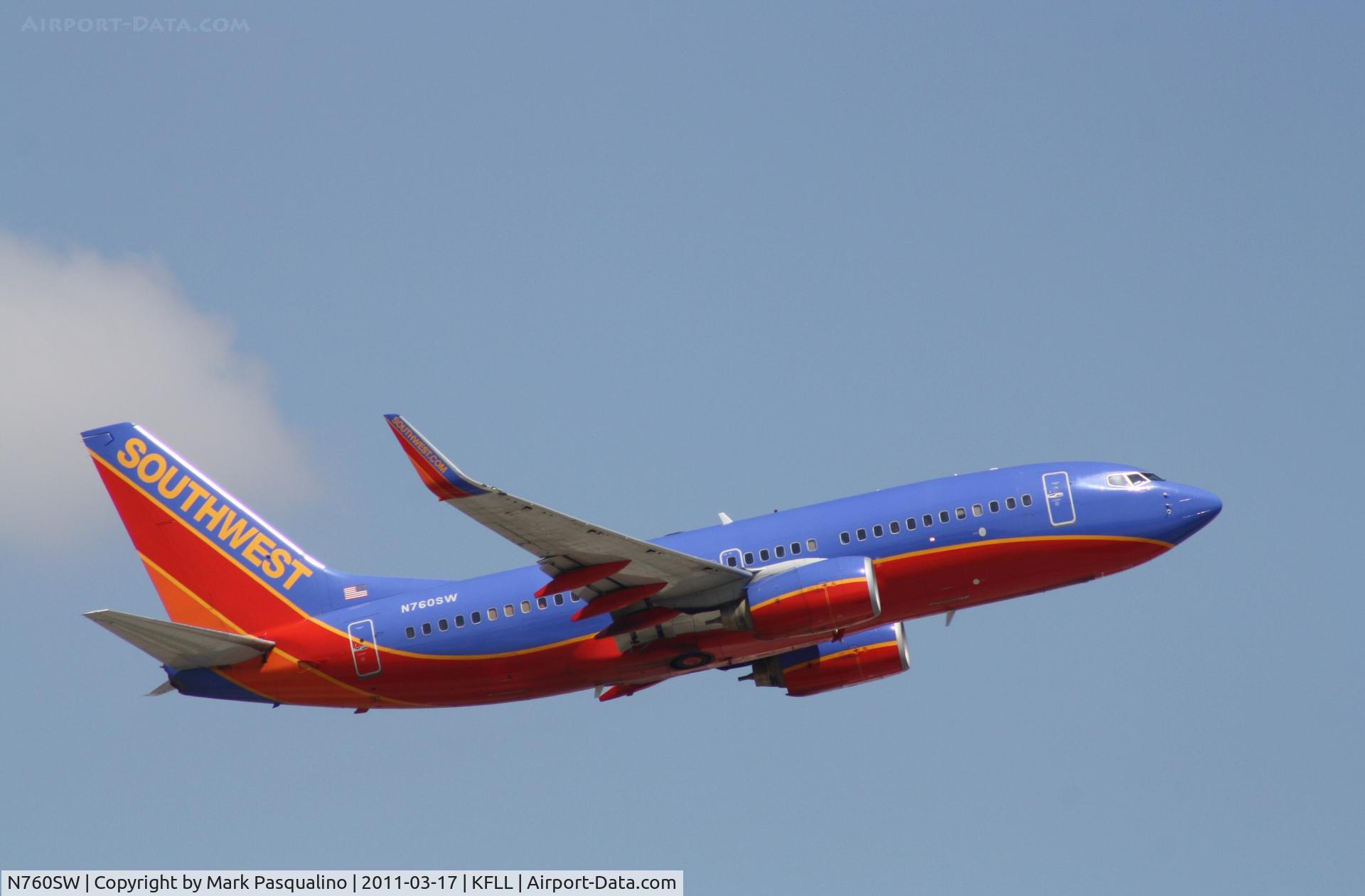 N760SW, 2000 Boeing 737-7H4 C/N 27874, Boeing 737-700