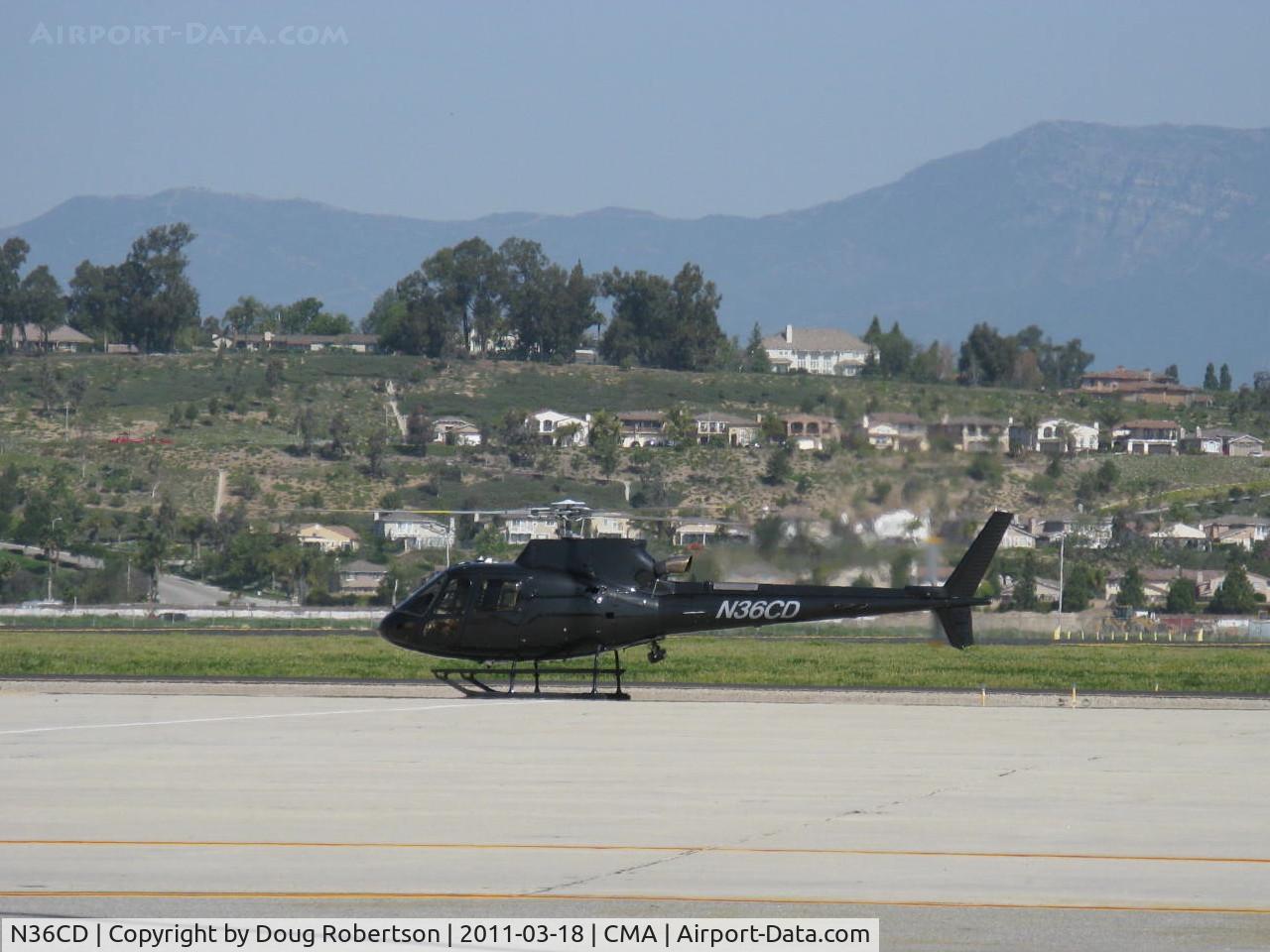 N36CD, 2009 Eurocopter AS-350B-3 Ecureuil Ecureuil C/N 4657, American Eurocopter AS350B3 SuperStar, one Turbomeca Arriel 2B 847 shp, three-blade rotor, Hot & High Optimized model, 6 place