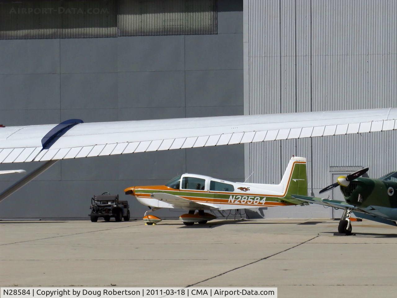 N28584, 1977 Grumman American AA-5B Tiger C/N AA5B0692, 1977 Grumman American AA-5B TIGER, Lycoming O&VO-360 180 Hp