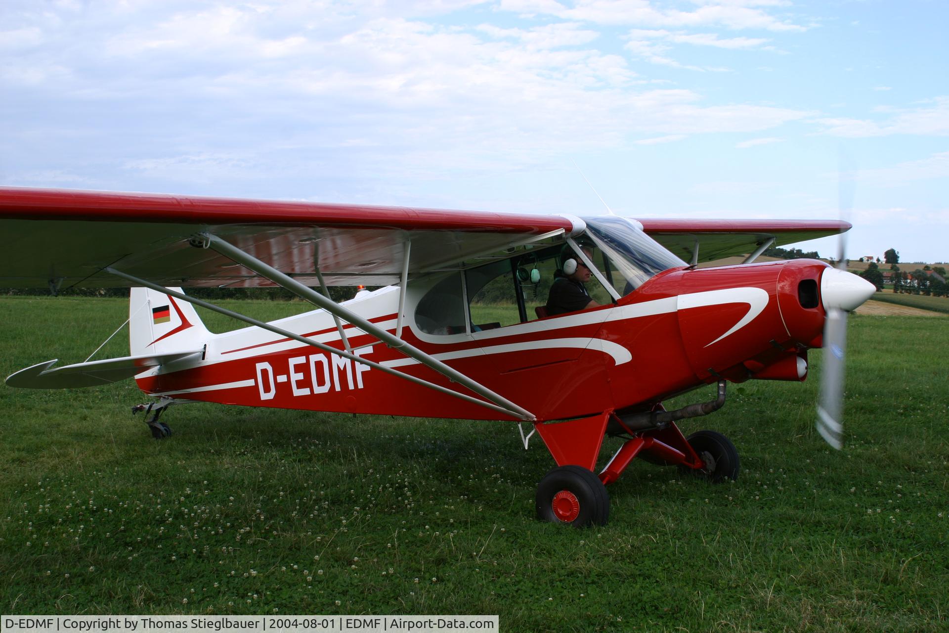 D-EDMF, 1969 Piper PA-18-150 Super Cub C/N 18-8780, Just purchased from Albatros Gliding Club and new restored after first flight- great airplane !