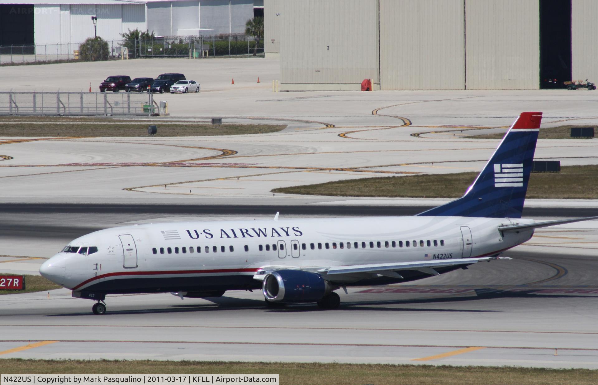 N422US, 1989 Boeing 737-401 C/N 23989, Boeing 737-400