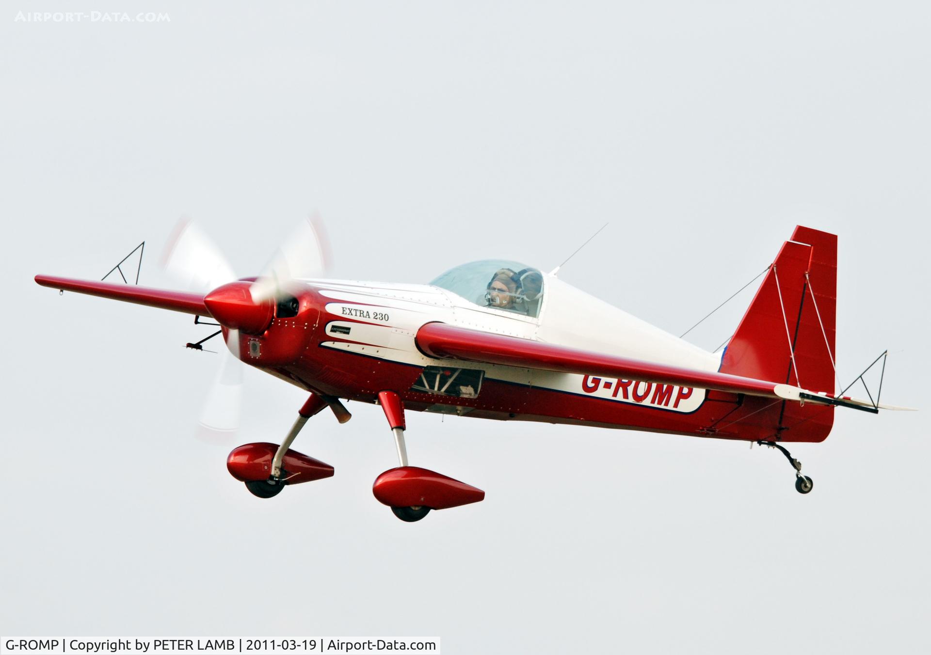 G-ROMP, 1987 Extra EA-230H C/N 001, PHOTO TAKEN AT BREIGHTON E.YORKS