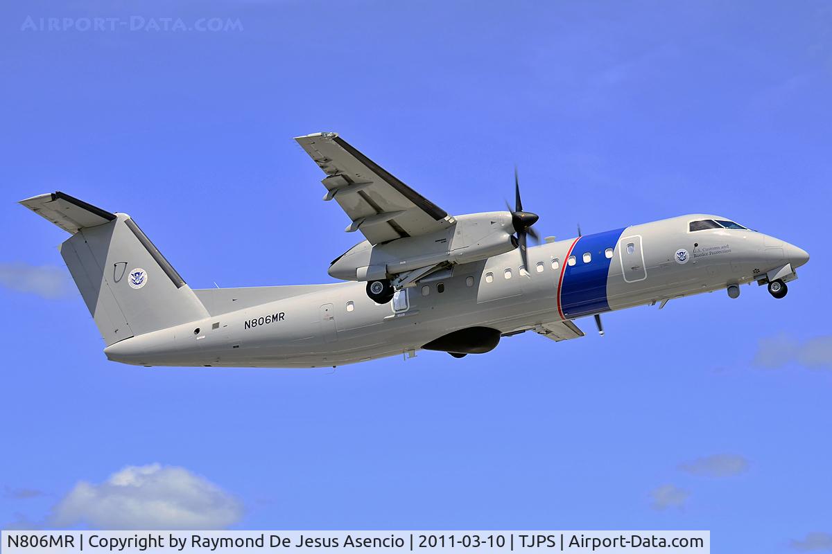 N806MR, Bombardier DHC-8-300 Dash 8 C/N 662, Take-Off Runway 12 at Mercedita's Airport