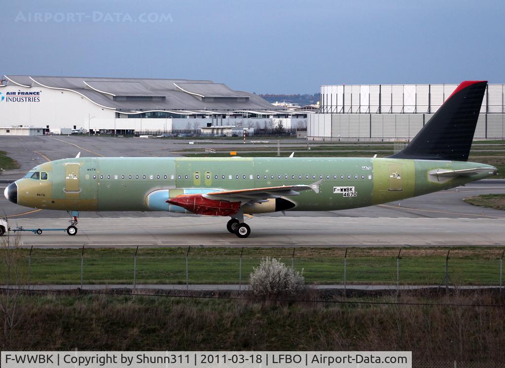 F-WWBK, 2011 Airbus A320-232 C/N 4670, C/n 4670 - For Royal Jordanian Airlines...