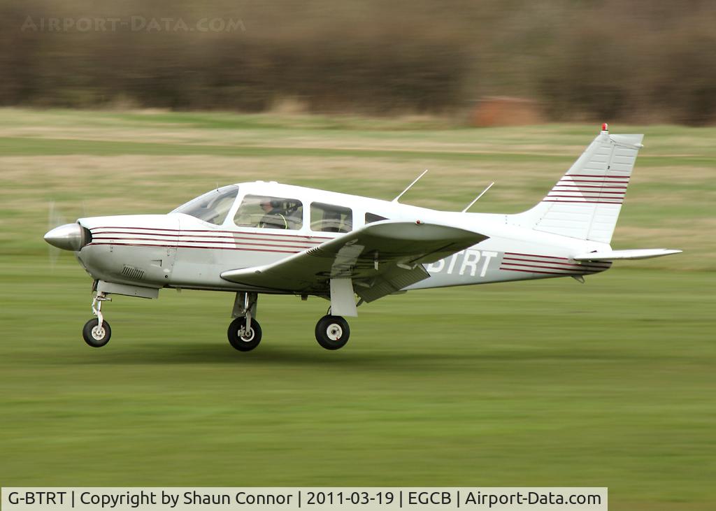 G-BTRT, 1975 Piper PA-28R-200 Cherokee Arrow C/N 28R-7535270, Privately operated