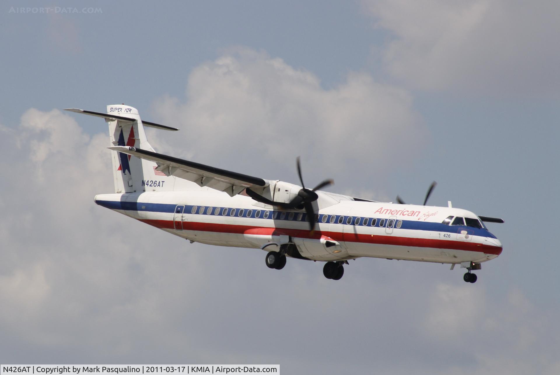 N426AT, 1994 ATR 72-212 C/N 426, ATR 72-200