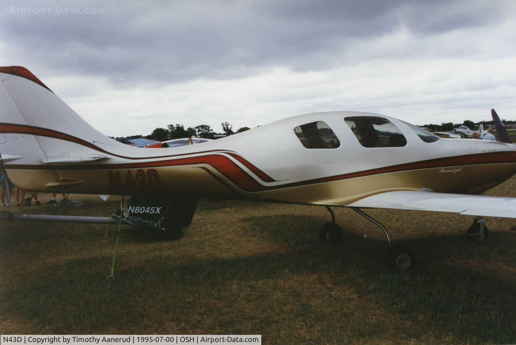 N43D, 1994 Lancair IV-P C/N 03D, 1994 Goetz Don R LANCAIR IV P, c/n: 03D