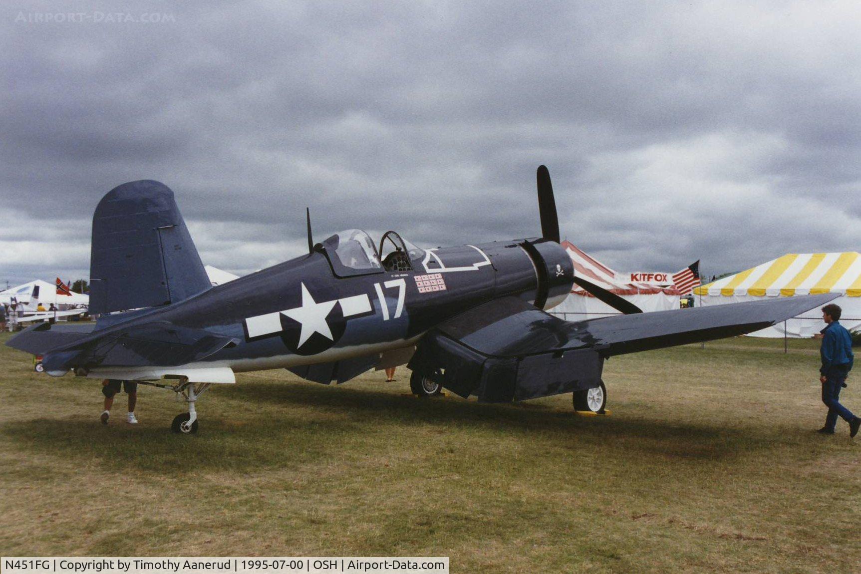 N451FG, 1945 Goodyear FG-1D Corsair C/N 3660, 1945 Goodyear FG1D, c/n: 92399