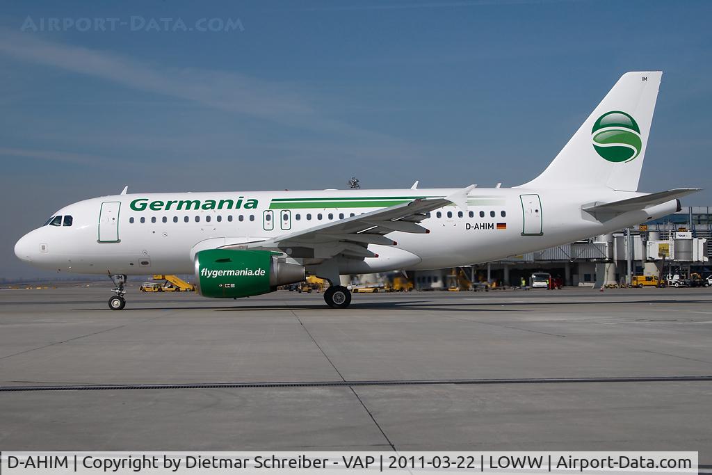 D-AHIM, 2009 Airbus A319-112 C/N 3818, Germania AIrbus 319