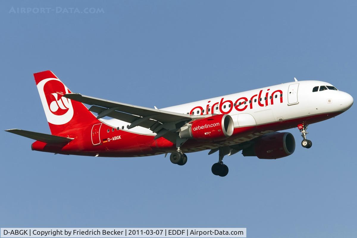 D-ABGK, 2008 Airbus A319-112 C/N 3447, on final