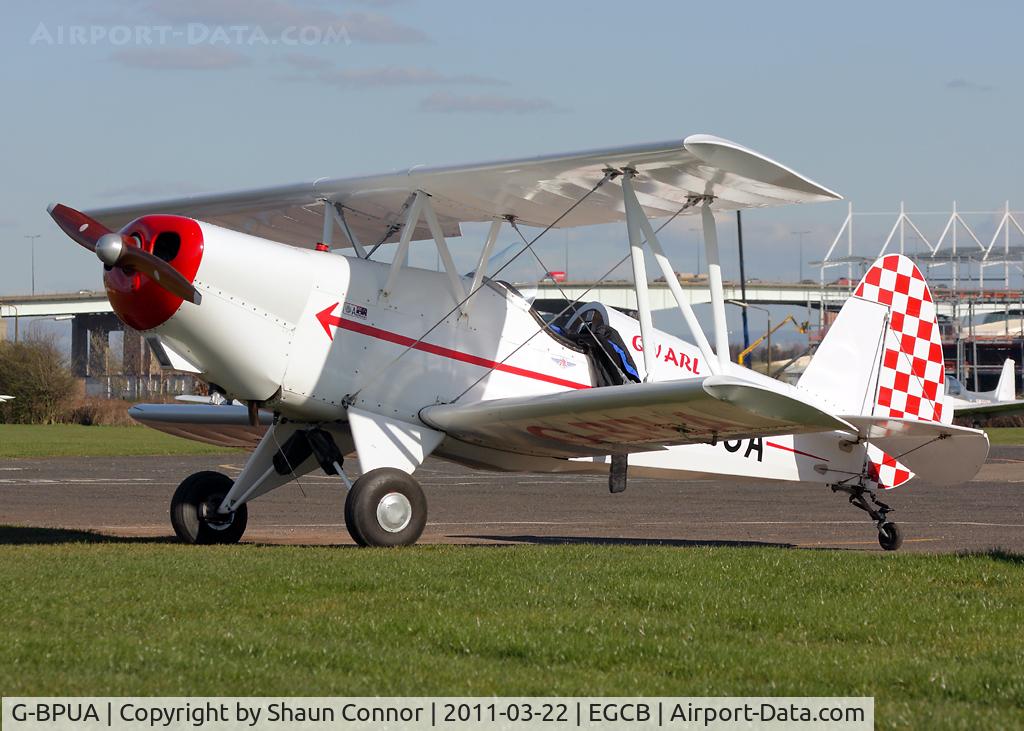 G-BPUA, 1986 EAA Biplane C/N SAAC-O2, Privately operated