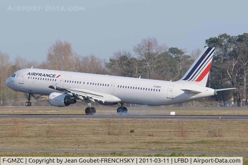 F-GMZC, 1995 Airbus A321-111 C/N 521, landing 05