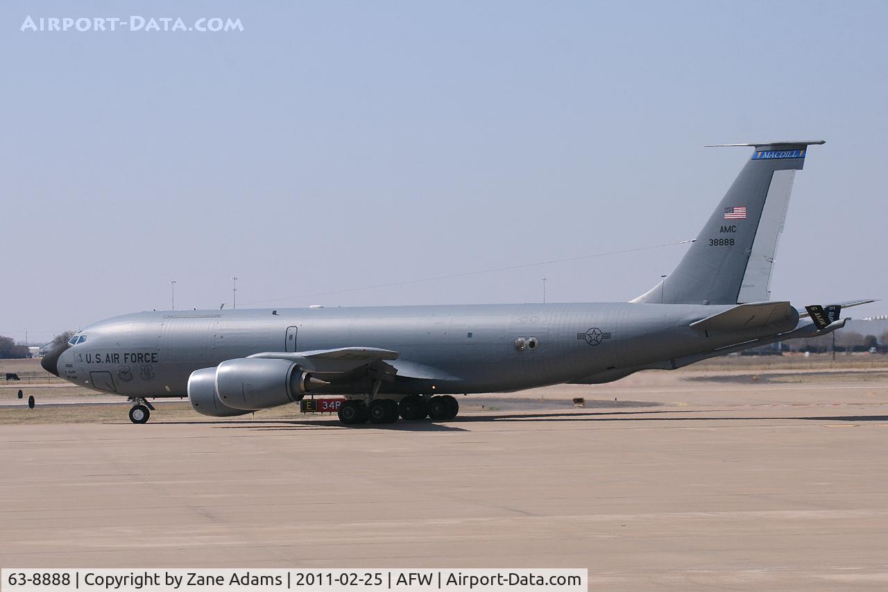 63-8888, 1963 Boeing KC-135R Stratotanker C/N 18736, At Alliance Airport - Fort Worth, TX