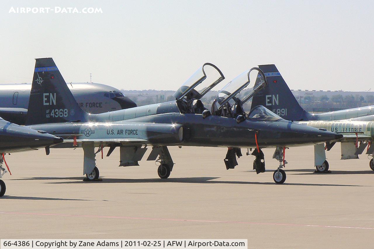 66-4386, 1966 Northrop T-38A-60-NO Talon C/N T.6017, At Alliance Airport - Fort Worth, TX
