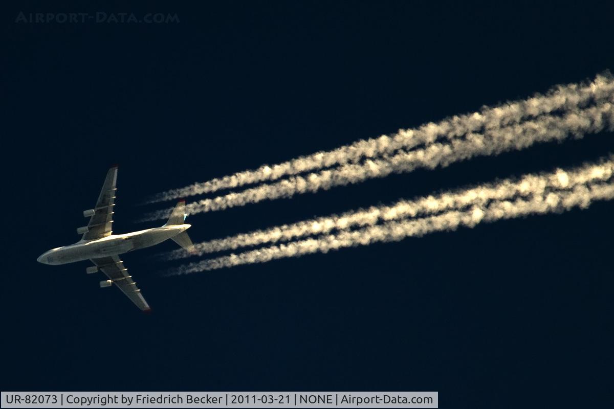 UR-82073, 1994 Antonov An-124-100 Ruslan C/N 9773054359139, Antonov Airlines AN-124-100 cruising high