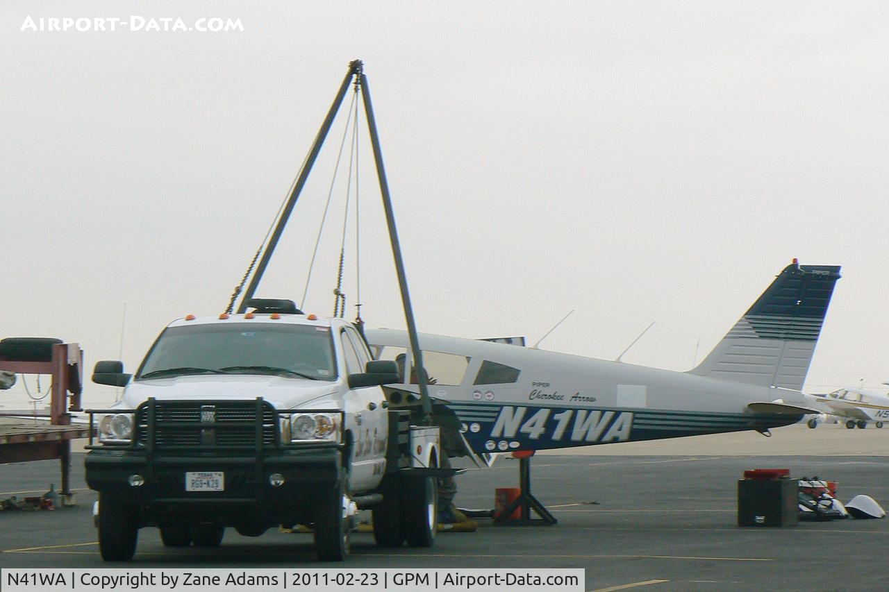 N41WA, 1967 Piper PA-28R-180 Cherokee Arrow C/N 28R-30211, At Grand Prairie Municipal Airport