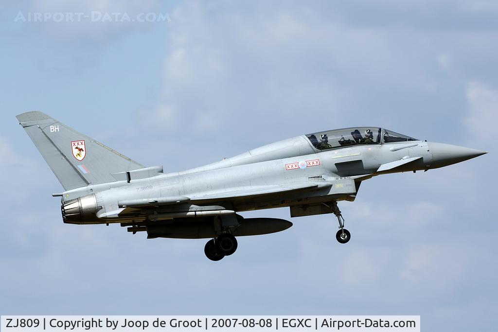 ZJ809, Eurofighter EF-2000 Typhoon T1 C/N 0032/BT010, 29(R) Sq