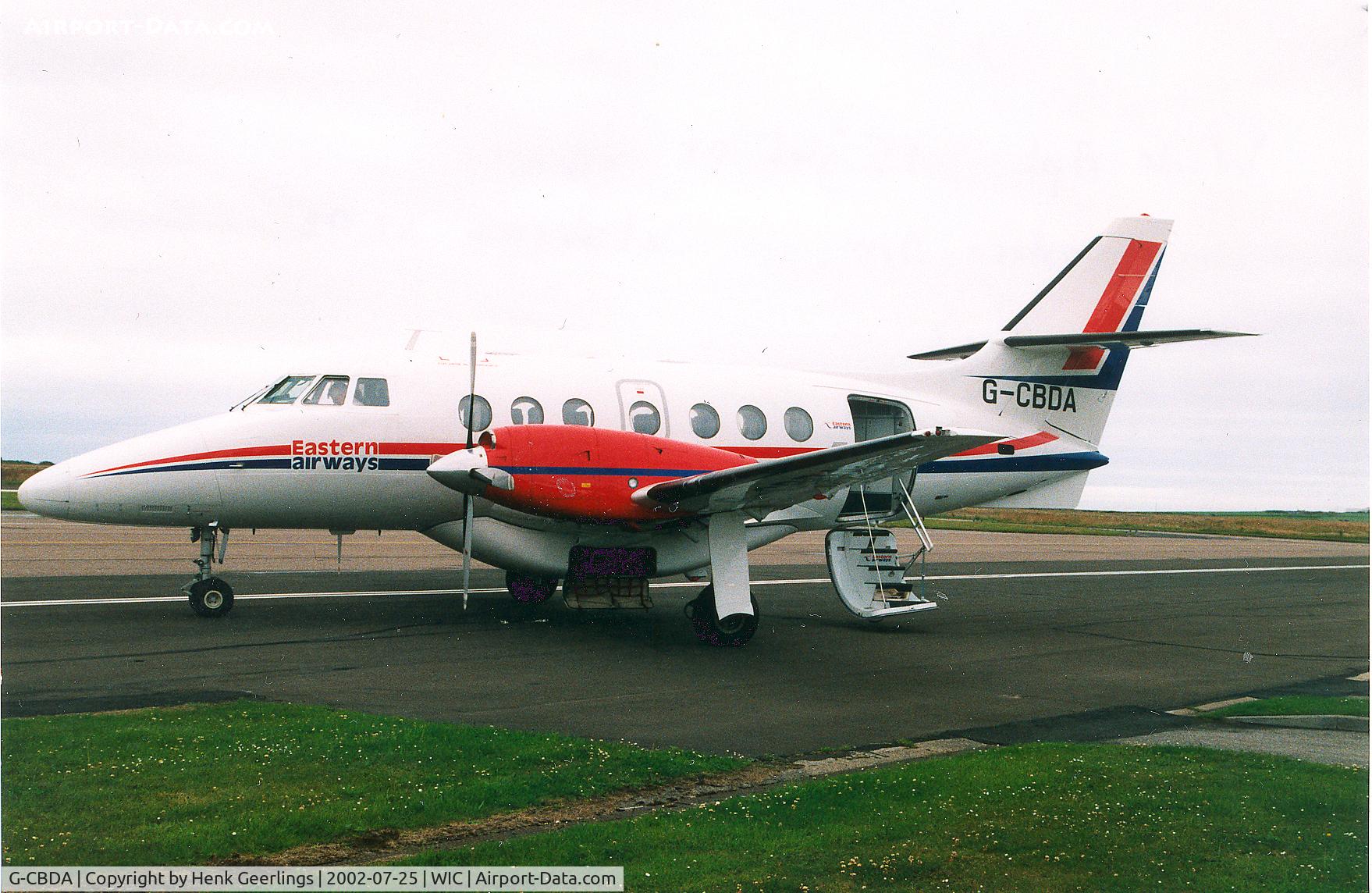 G-CBDA, 1996 British Aerospace BAe-3202 Jetstream 32 C/N 986, Eastern Airways
